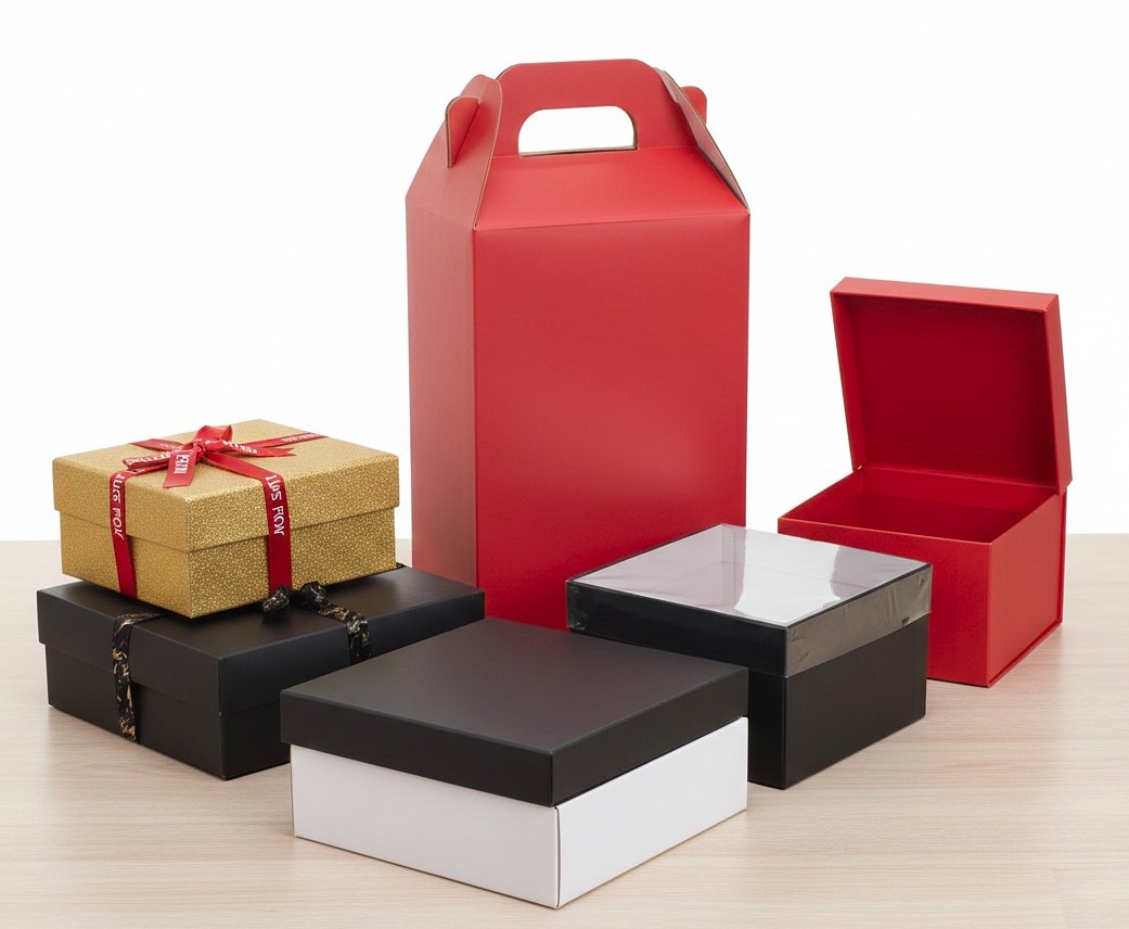 cutii cadou din carton in diverse dimensiuni si culori