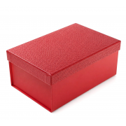Cutie rosie cadou din carton rigid premium