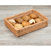 Tava din rachita pentru prezentarea painii si produselor de patiserie