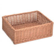 Lada din rachita naturala pentru depozitare si prezentare, H 15 cm