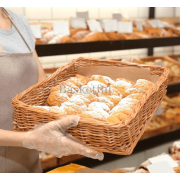 Ladita din rachita pentru prezentarea painii si produselor de patiserie