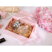 Cutie roz gama premium cu magnet pentru cadouri