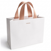 Punga cadou Alba Soft Touch culori uni 20x25x11cm carton premium 250g