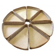 Set 8 Tavi Impletite Display Circular 115cm | Inaltime 10cm