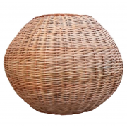 Abajur rotund impletit manual