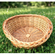 Cos cadou rotund din rachita pentru aranjamente, dimensiuni S-XL