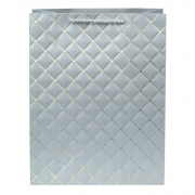 Punga argintie carton embosat