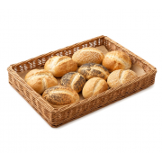 Ladita din rachita pentru prezentarea painii si produselor de patiserie