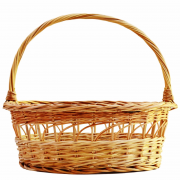 Cos decorativ din rachita pentru cadouri