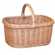 Cos mare din rachita pentru prezentarea produselor in magazin