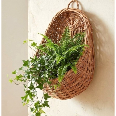Cos decorativ de perete pentru flori