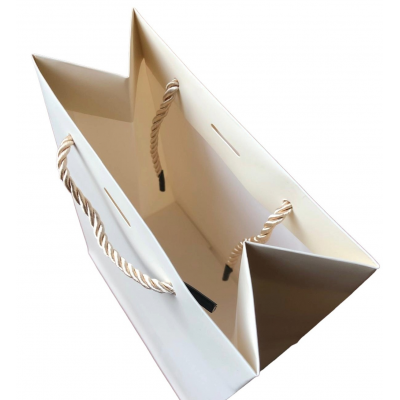 punga cadou ivory eleganta carton premium