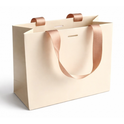 Punga cadou Crem Soft Touch culori uni 20x25x11cm carton premium 250g