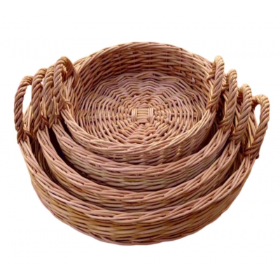 Set tavi din rachita naturala pentru servire si prezentare