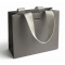Punga cadou Silver pudra Soft Touch culori uni 20x25x11cm carton premium 250g